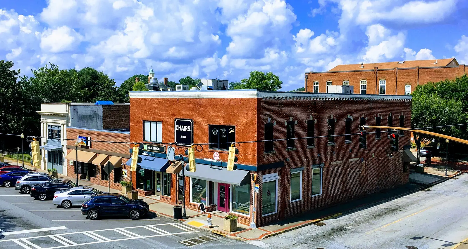 Downtown East Point, Georgia, with its historic commercial buildings