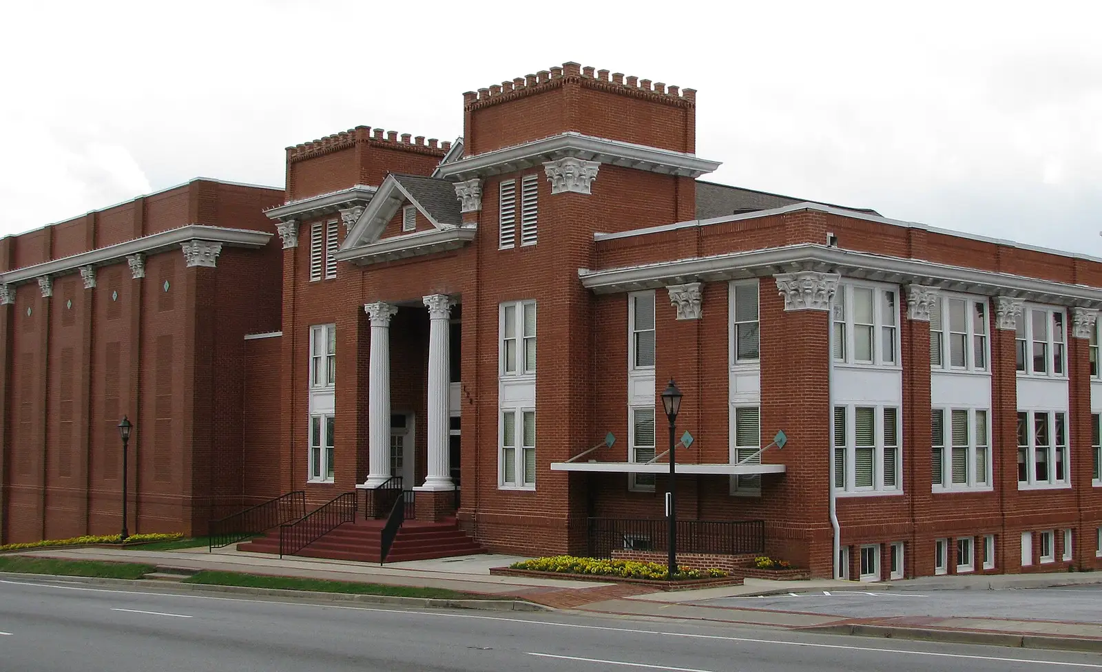 The historic Aurora Theatre on Pike Street in downtown Lawrenceville, Georgia