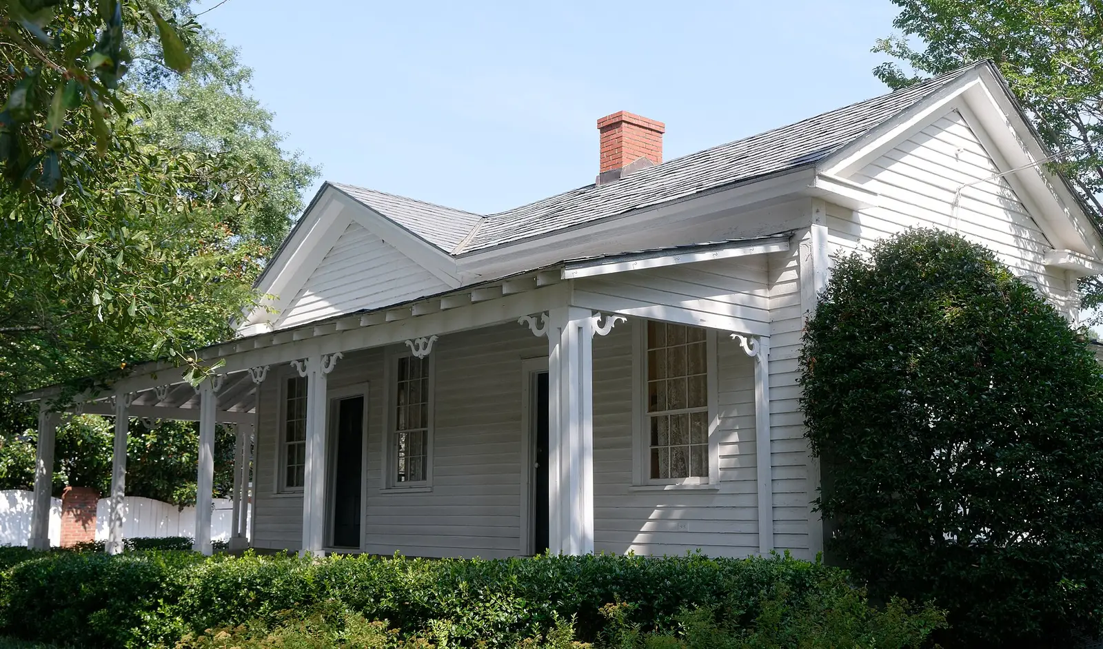 The historic Pace House in the village of Vinings, Georgia