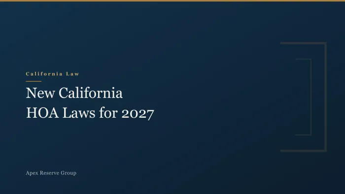 New California HOA Laws for 2027: What Boards Must Know