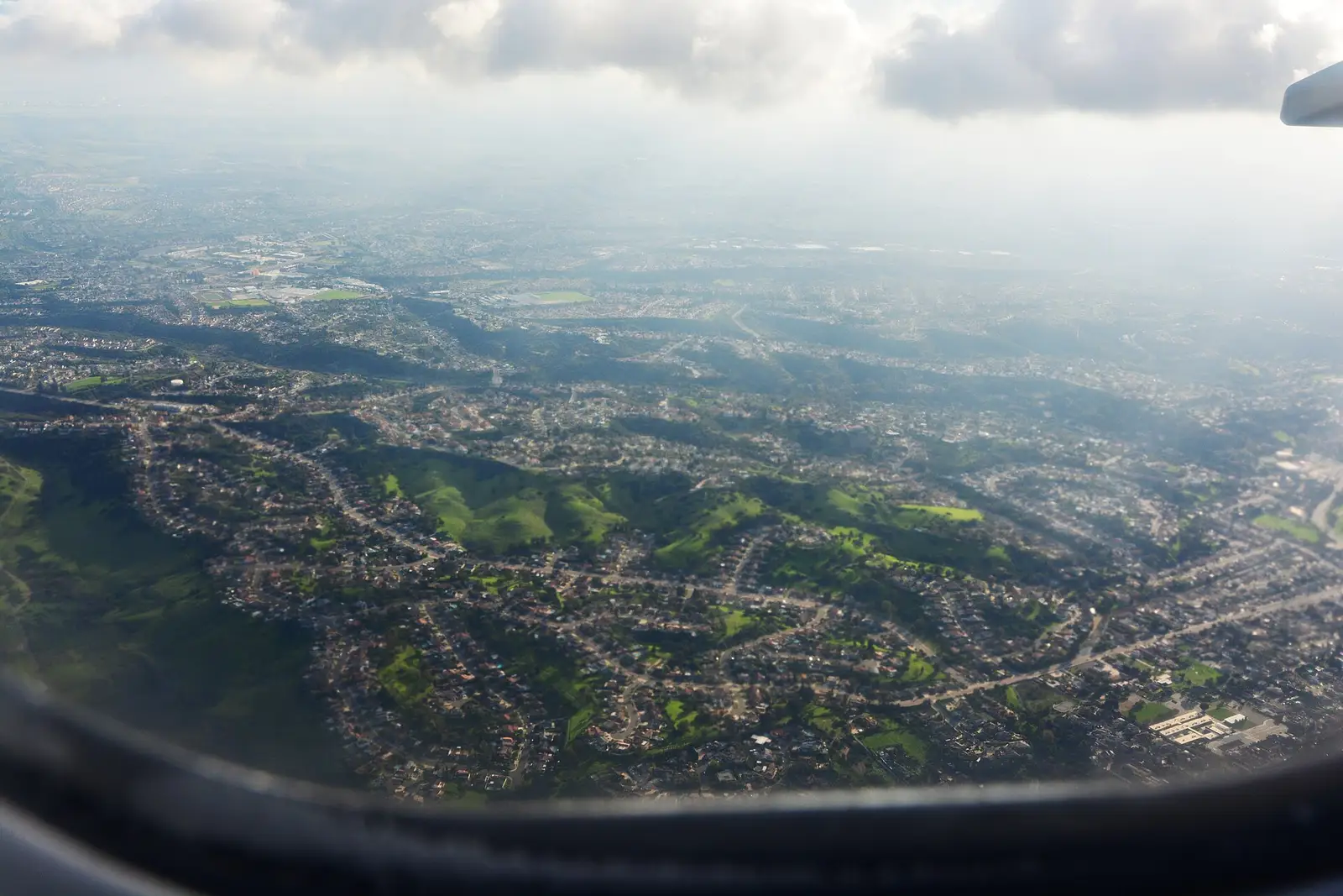 Aerial view of Chula Vista, California — the residential neighborhoods of the Rancho del Rey master-planned community